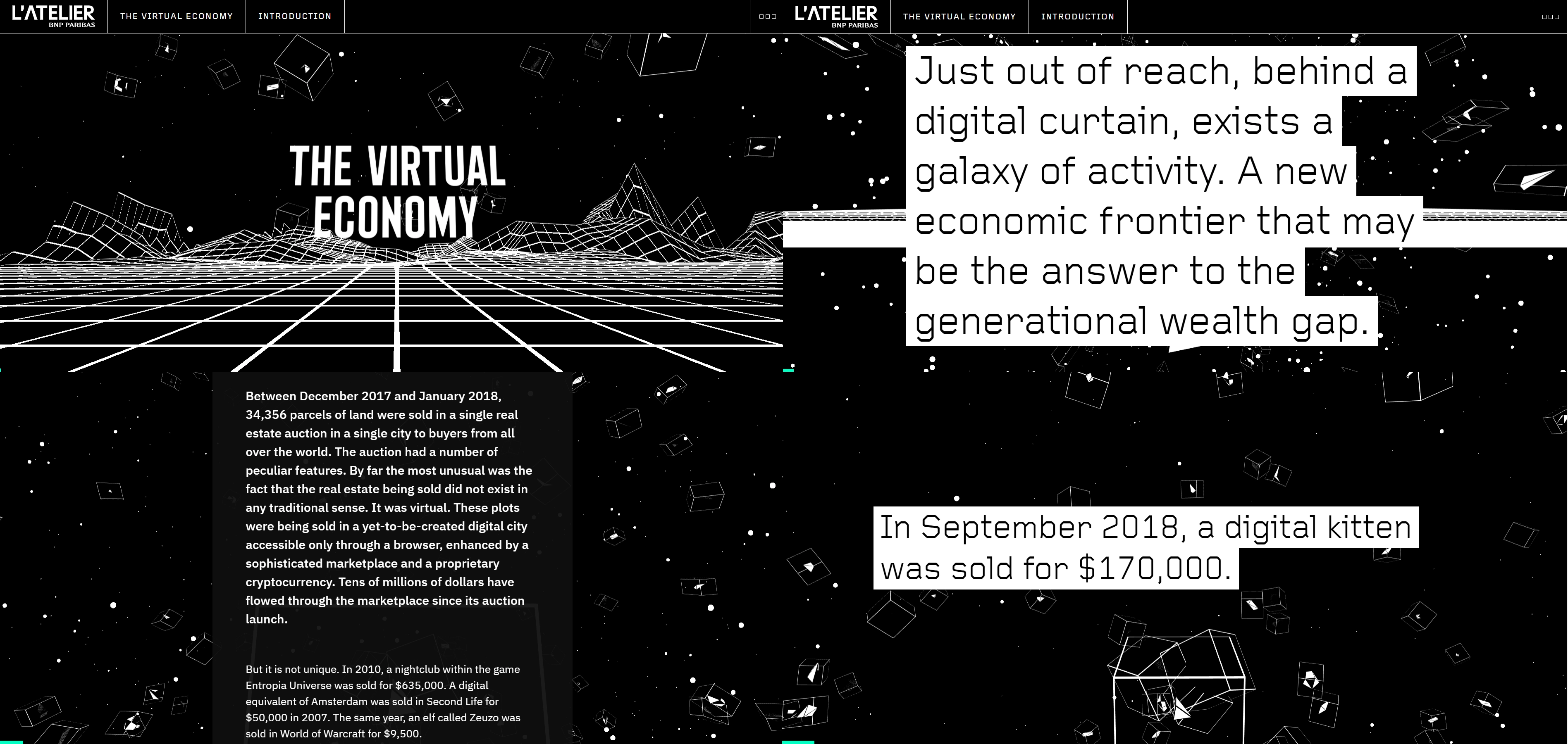 Brutalism: Virtual economy