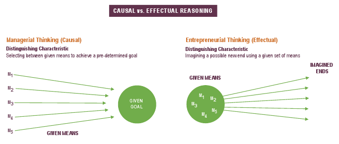 Casual vs Effectual reasoning