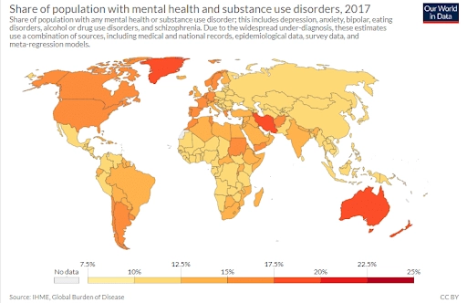 Mental health and substance use disorders - 2017