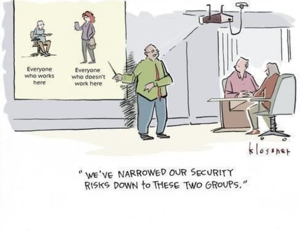 Security risks down