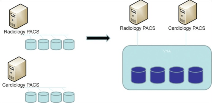 VNAs work as The Archive for the whole organization