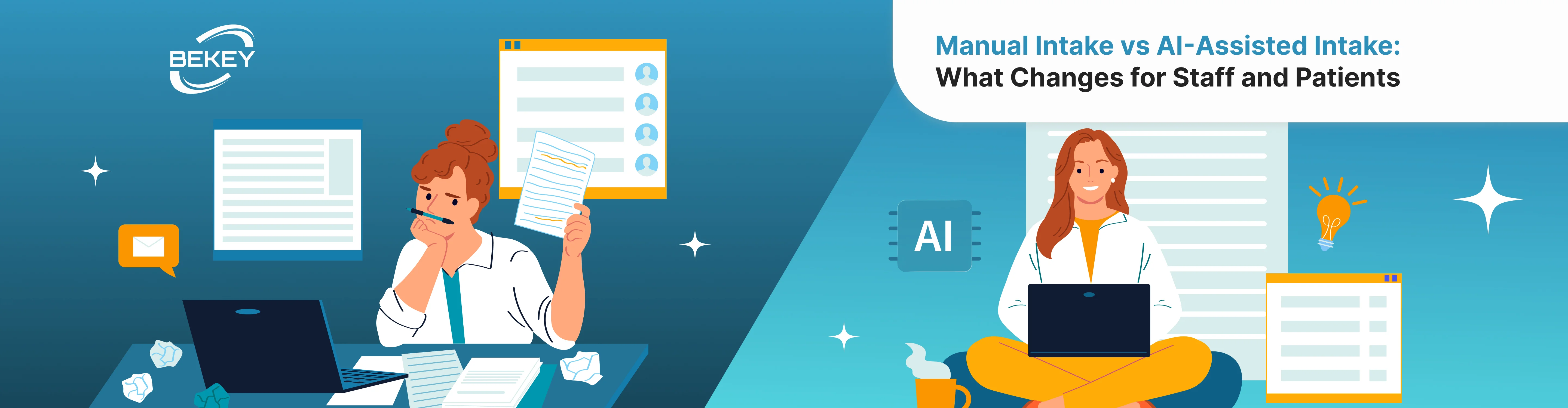 Manual Intake vs AI-Assisted Intake: What Changes for Staff and Patients - image