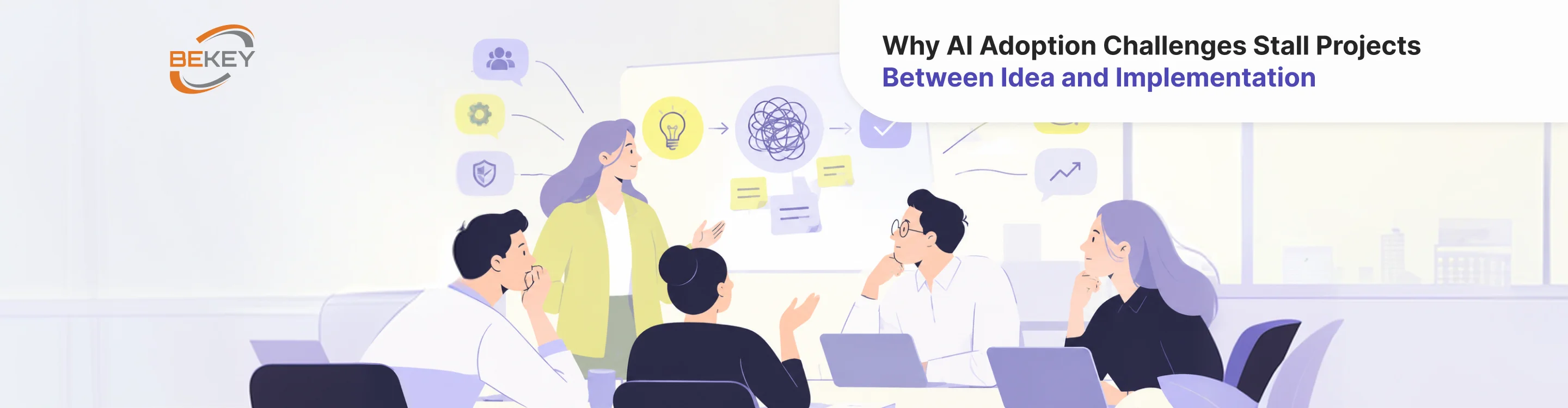 Why AI Adoption Challenges Stall Projects Between Idea and Implementation  - image