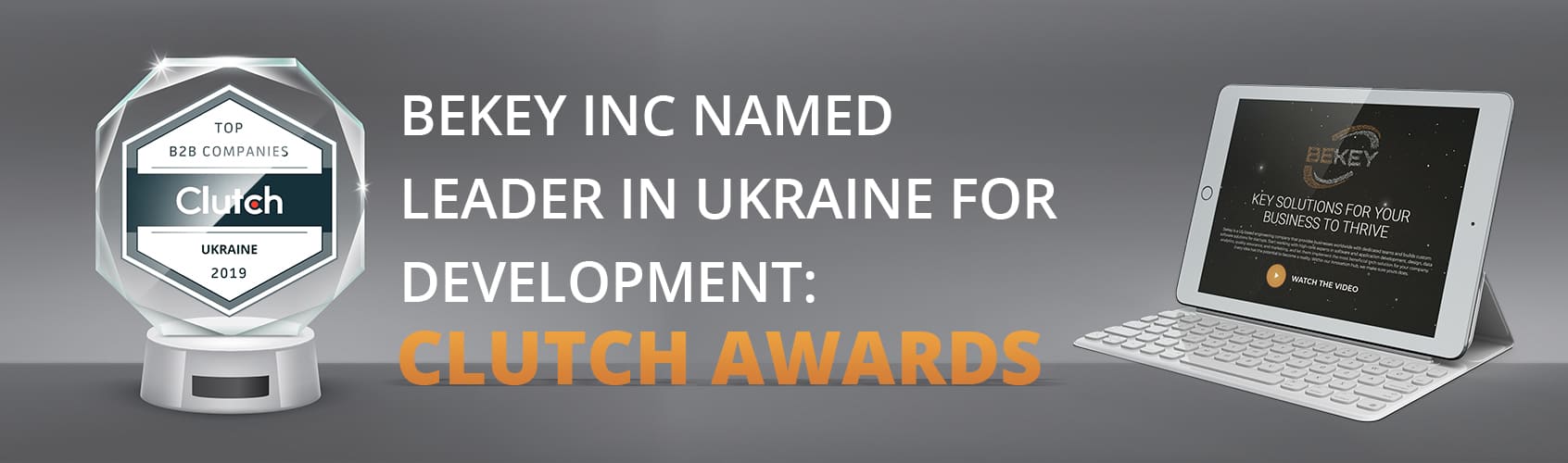 BeKey Inc Named Leader In Ukraine For Development: Clutch Awards
