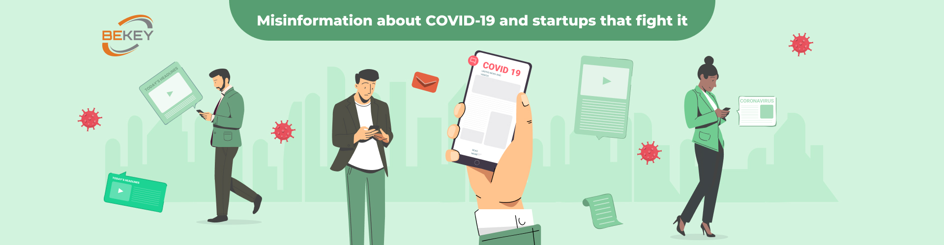 Misinformation about COVID-19 and startups that fight it 
