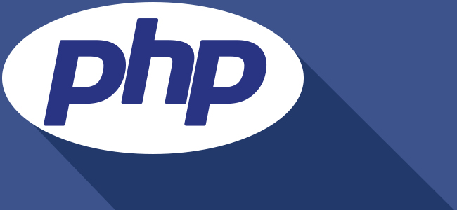 php logo with shadow